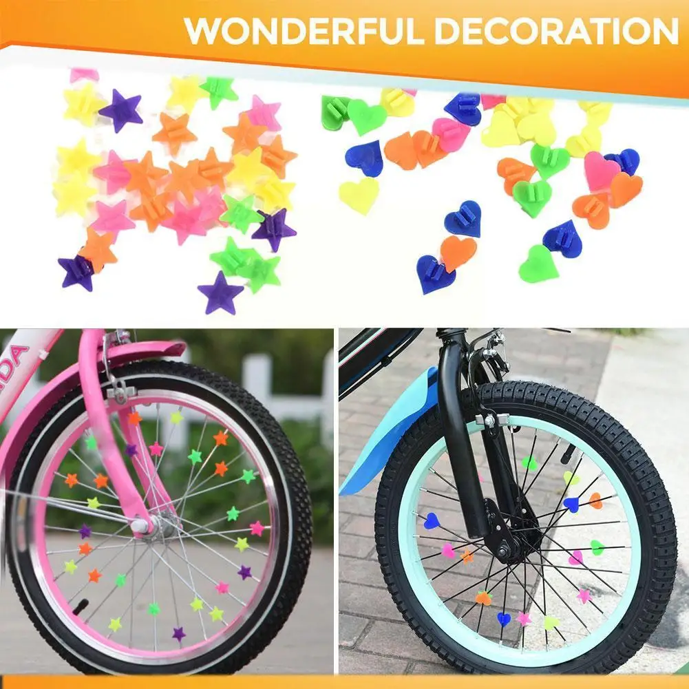 Colorful Safety Kids Clip Bicycle Star Multi-color Plastic Bike Spoke Accessories Wheel Wheel Bike Love Stars Beads Beads H F8N6
Colorful Safety Kids Clip Bicycle Star Multi-color Plastic Bike Spoke Accessories Wheel Wheel Bike Love Stars Beads Beads H F8N6