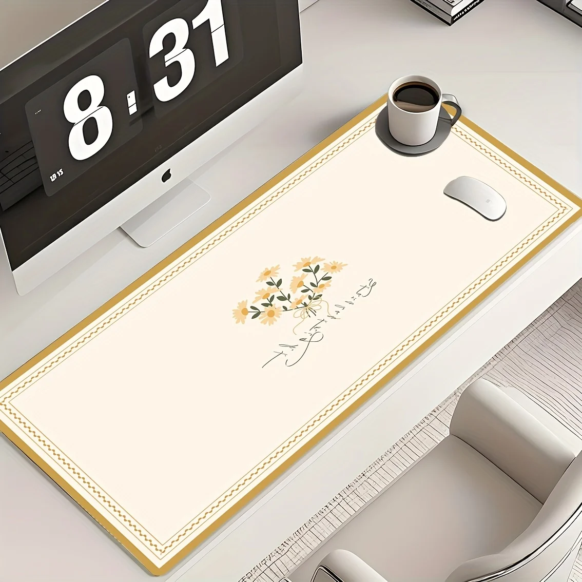 Eliel Pattern Faux Leather Desk Pad Anti-Slip Durable 15.7x31.5 Inch Solid Color Keyboard Mat for Home School Classroom
Eliel Pattern Faux Leather Desk Pad Anti-Slip Durable 15.7x31.5 Inch Solid Color Keyboard Mat for Home School Classroom