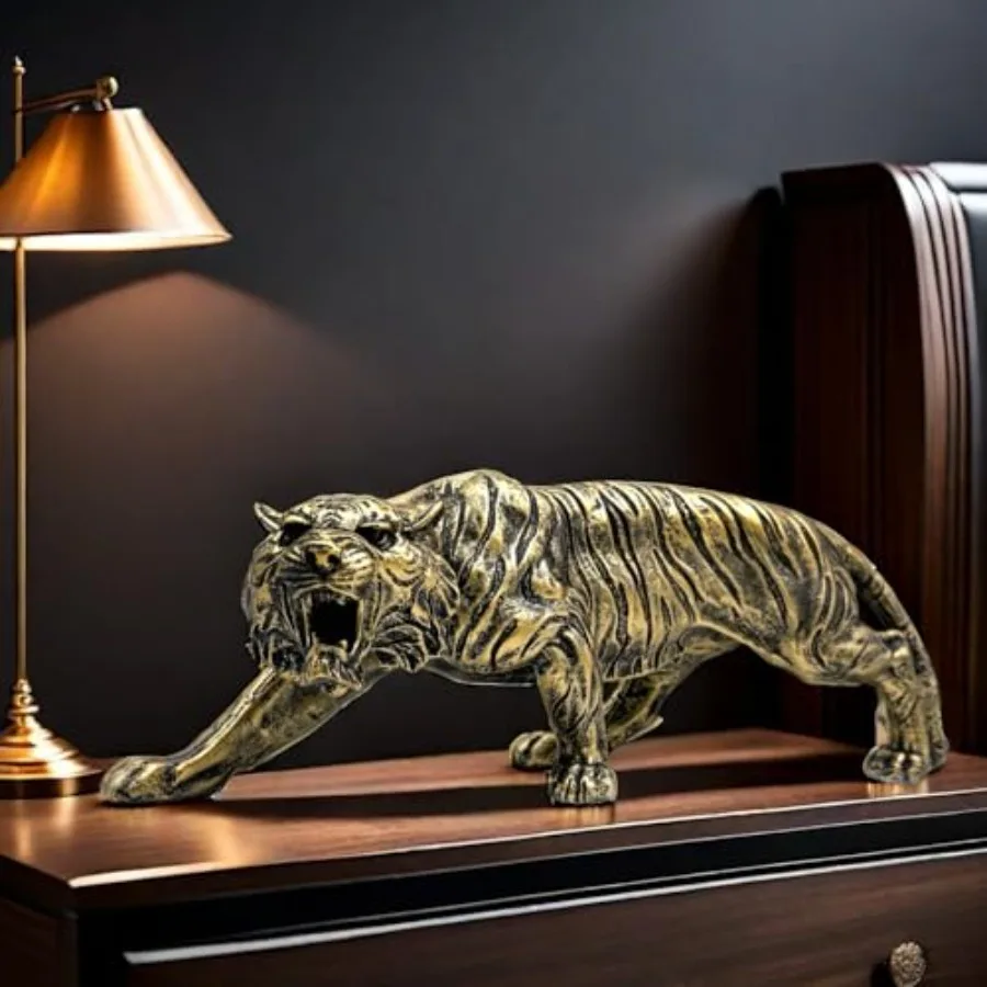 15.5 Inch Large Tiger Statue Figurine Sculpture Collectible Gifts for Tiger Lover Office Home Decor Desk Accessories Decoration
15.5 Inch Large Tiger Statue Figurine Sculpture Collectible Gifts for Tiger Lover Office Home Decor Desk Accessories Decoration
