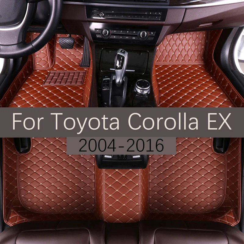 Кожаные автомобильные коврики под заказ для Toyota Corolla EX 2004-2016, модный автомобильный коврик, коврики, подкладки для ног, Аксессуары для автомобилей
Кожаные автомобильные коврики под заказ для Toyota Corolla EX 2004-2016, модный автомобильный коврик, коврики, подкладки для ног, Аксессуары для автомобилей
