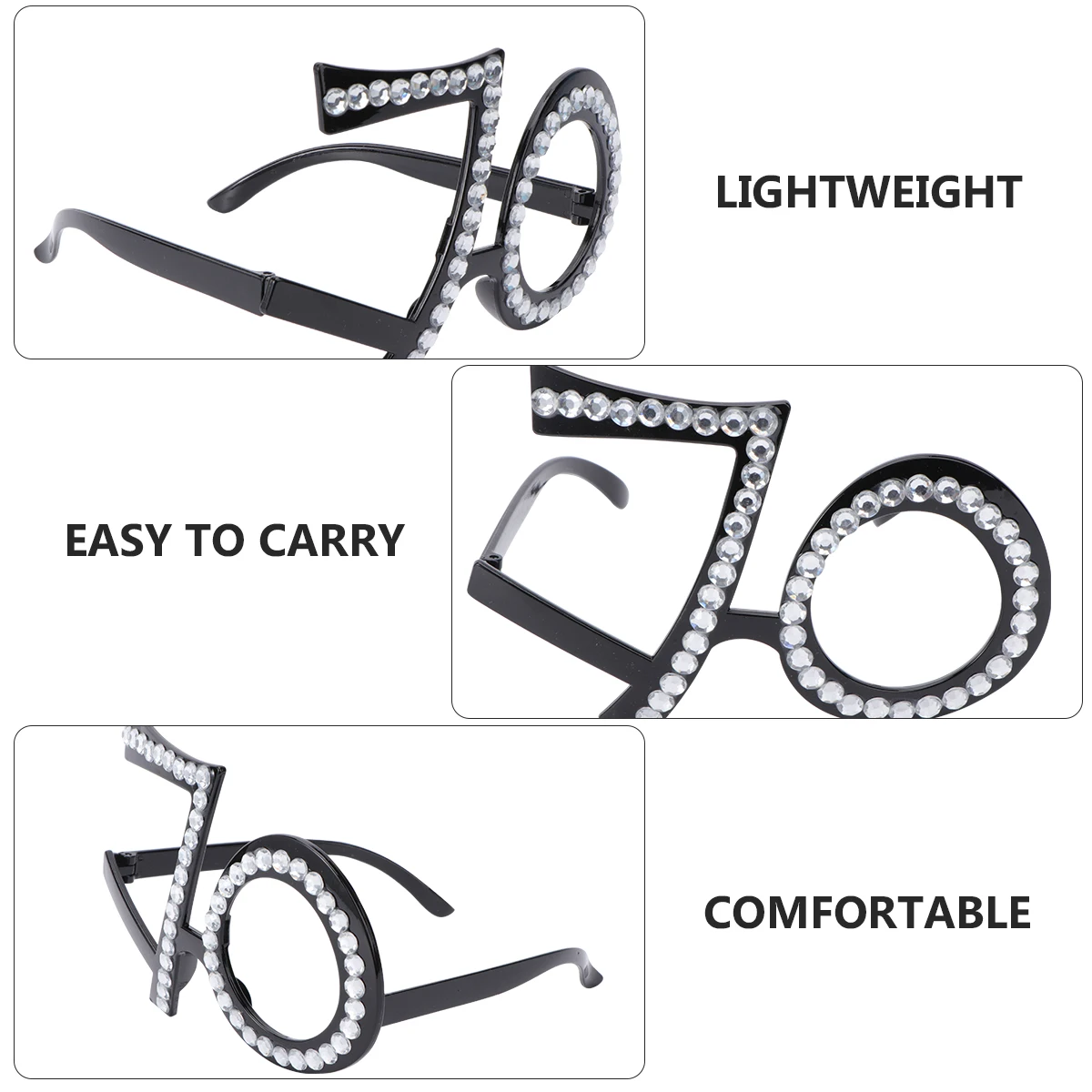 2pcs Party Glasses Props Digital Decorative Glasses Birthday Photo Prop Lightweight Stylish Costume Accessory Halloween
2pcs Party Glasses Props Digital Decorative Glasses Birthday Photo Prop Lightweight Stylish Costume Accessory Halloween