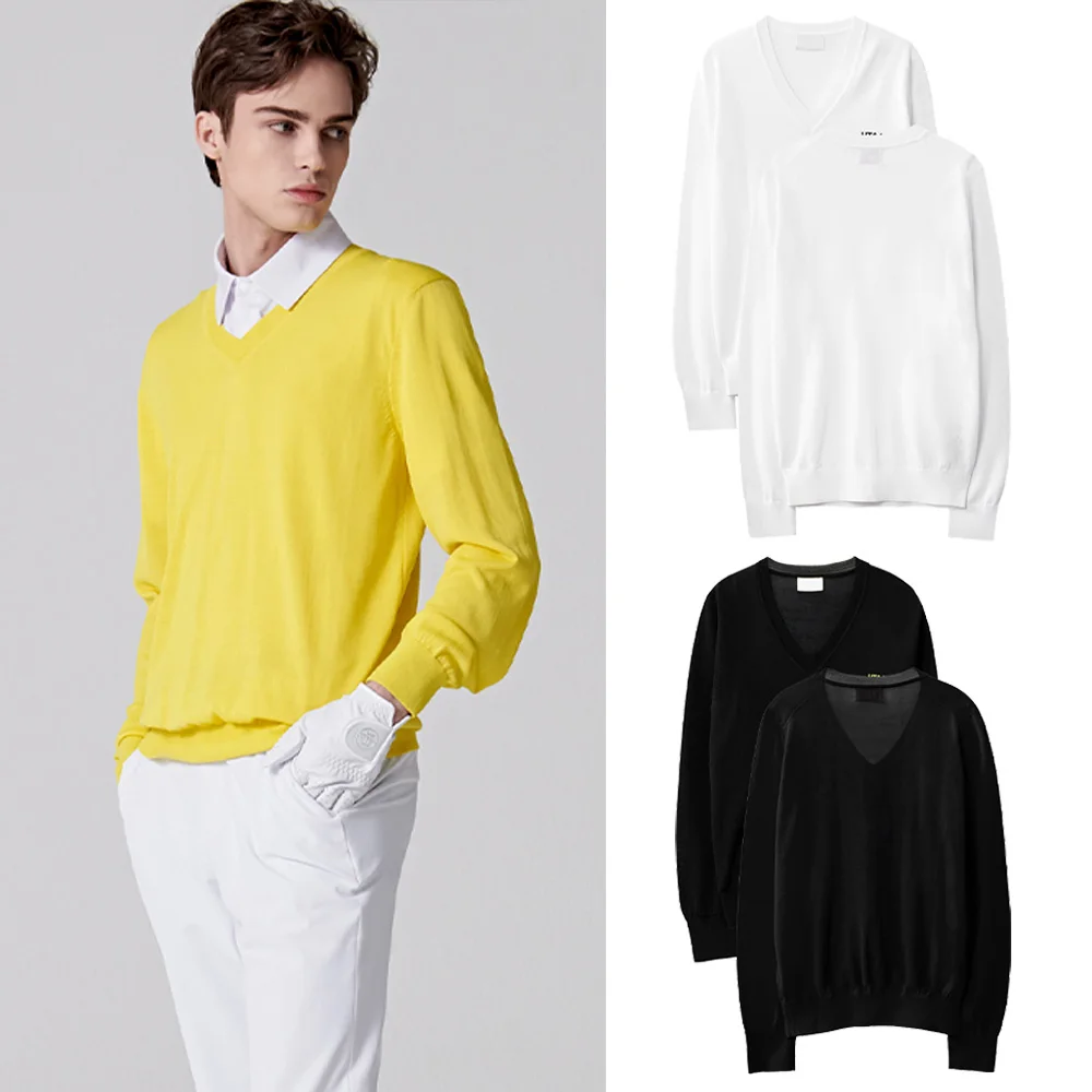 "New Trendy Brand Men's Pullover! Versatile and Warm, Autumn Sportswear, Golf, Luxury Brand Knitted Sweater, Simple!"
"New Trendy Brand Men's Pullover! Versatile and Warm, Autumn Sportswear, Golf, Luxury Brand Knitted Sweater, Simple!"