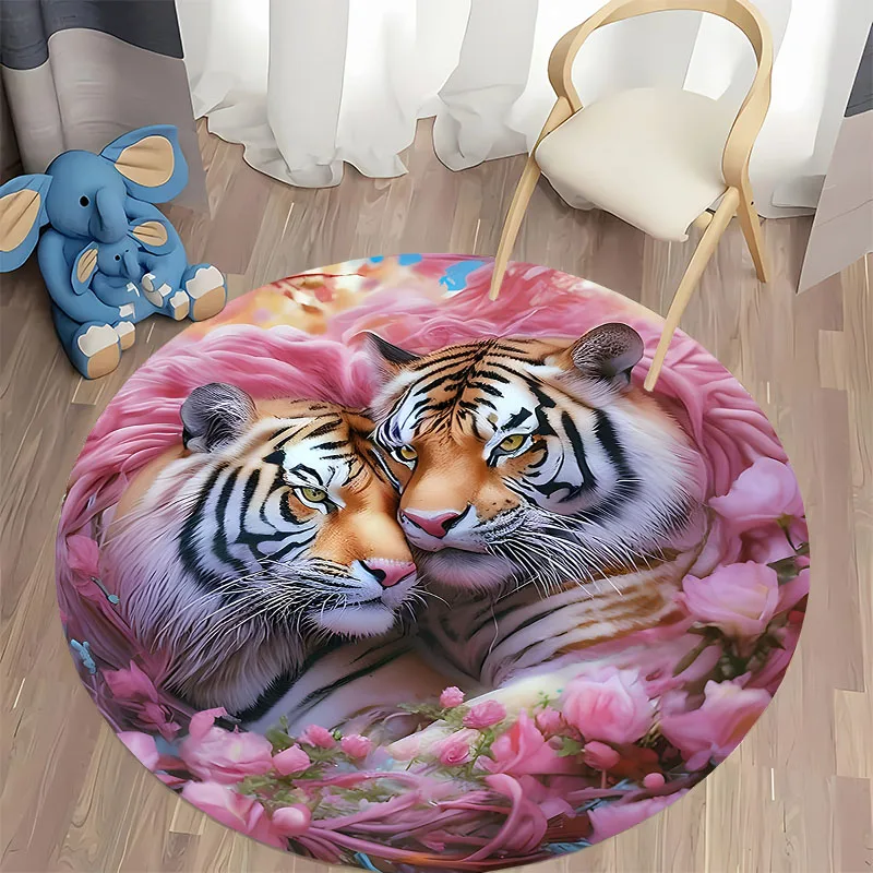 Next Day Shipping Romantic Double Tiger Pink mat Large Size Decorative Rug round carpet for home sofa bedroom, gift
Next Day Shipping Romantic Double Tiger Pink mat Large Size Decorative Rug round carpet for home sofa bedroom, gift
