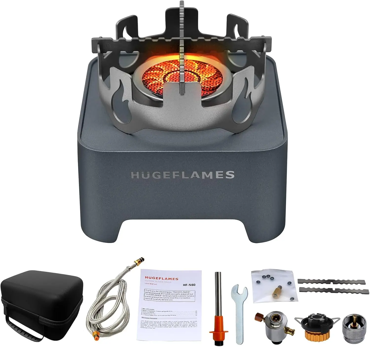 Propane Camping Stove with Carrying Case & Ignition Portable Gas Stove for Outdoor Camping BBQ Hiking
Propane Camping Stove with Carrying Case & Ignition Portable Gas Stove for Outdoor Camping BBQ Hiking