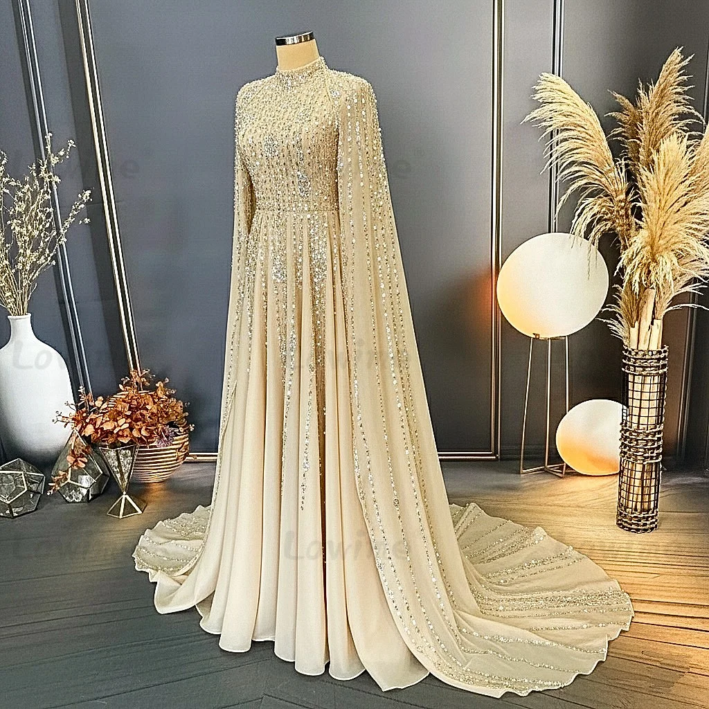 Длинное платье-накидка с рукавами в арабском стиле, дубайские кафтаны 2026, индивидуальный пошив, мусульманские вечерние платья А-силуэта для женщин Ближнего Востока, расшитые бисером вечерние наряды
Длинное платье-накидка с рукавами в арабском стиле, дубайские кафтаны 2026, индивидуальный пошив, мусульманские вечерние платья А-силуэта для женщин Ближнего Востока, расшитые бисером вечерние наряды