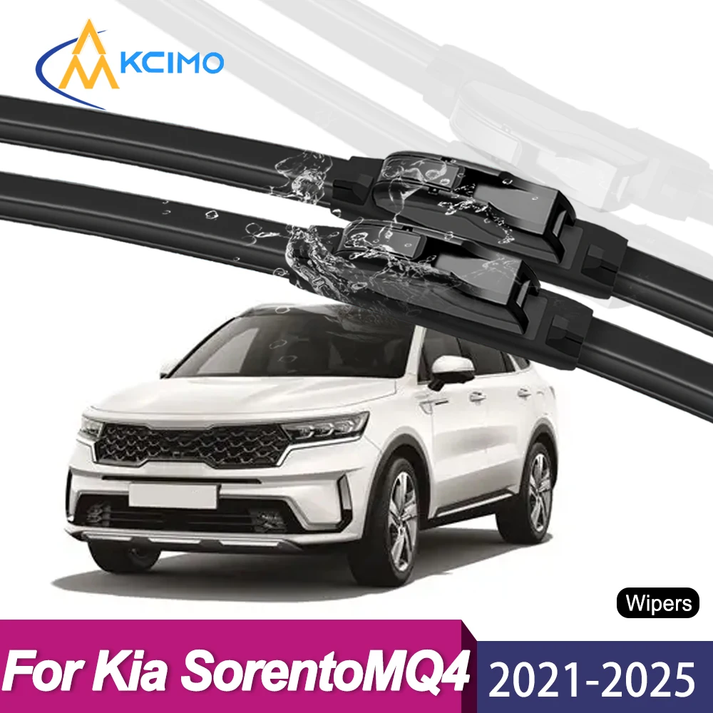 2Pcs Silent Smooth Rubber Wiper Set For Kia Sorento MQ4 2021-2025 Perfect Replacement Wiper Kit
2Pcs Silent Smooth Rubber Wiper Set For Kia Sorento MQ4 2021-2025 Perfect Replacement Wiper Kit
