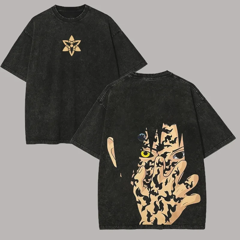 Sasuke Cursed Seal T-shirt Naruto Manga Tee Vintage Washed Oversized Retro Anime Harajuku Streetwear Mens Graphic ClothesTop New
Sasuke Cursed Seal T-shirt Naruto Manga Tee Vintage Washed Oversized Retro Anime Harajuku Streetwear Mens Graphic ClothesTop New