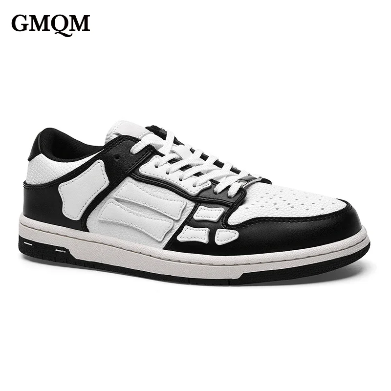 GMQM Casual Fashion Women's Sneakers Patchwork Unisex Sports Flats Leather Breathable Couple Men Shoes Big Size Street Style
GMQM Casual Fashion Women's Sneakers Patchwork Unisex Sports Flats Leather Breathable Couple Men Shoes Big Size Street Style