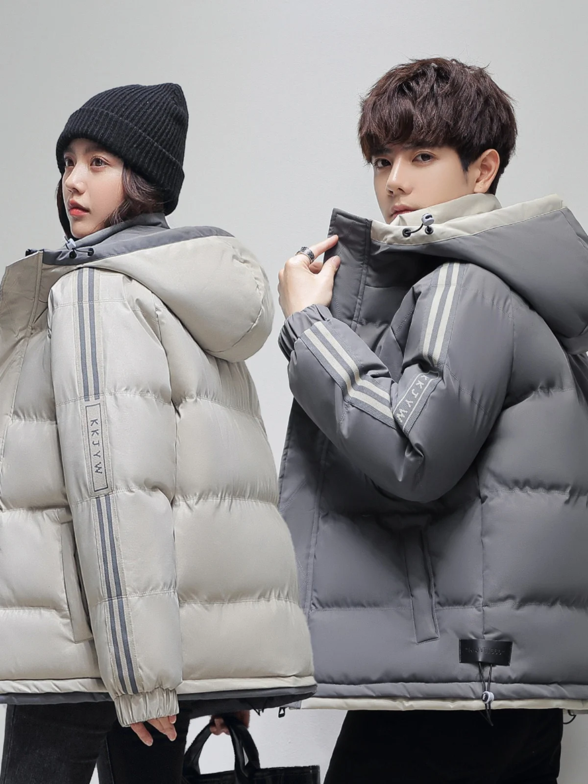 Winter Thiened Cotton Jaet Versatile Bread Sle Pure Color Youth Faion Urban Warm Hooded Zipper ket Polyester Inner...
Winter Thiened Cotton Jaet Versatile Bread Sle Pure Color Youth Faion Urban Warm Hooded Zipper ket Polyester Inner...