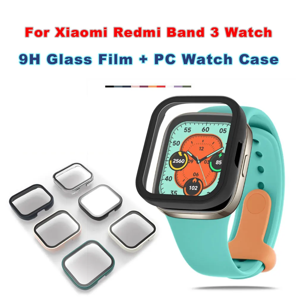 Защитный чехол с полным покрытием для Xiaomi Mi Watch 3 Lite/Redmi Watch 3, защитный чехол, закаленное покрытие для RedMi Watch
Защитный чехол с полным покрытием для Xiaomi Mi Watch 3 Lite/Redmi Watch 3, защитный чехол, закаленное покрытие для RedMi Watch