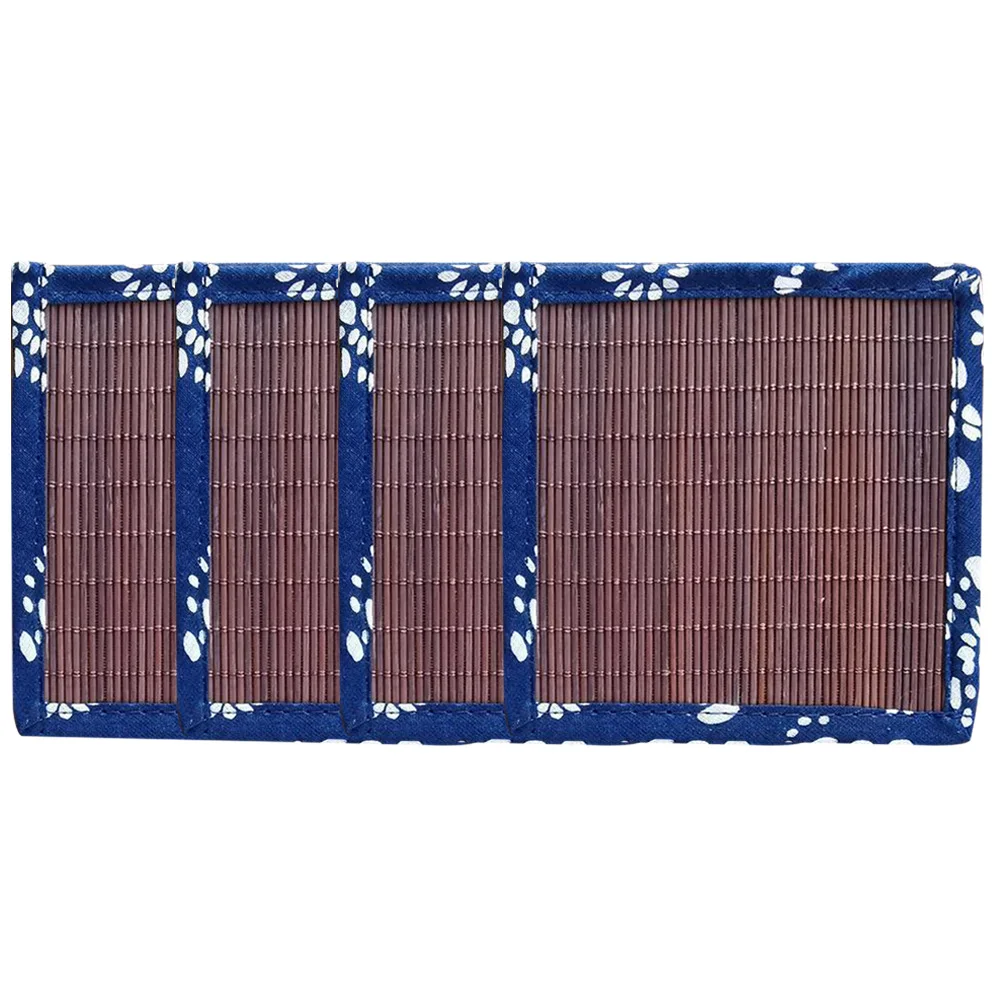 4Pcs Bamboo Tea Cup Coaster Square Woven Cloth Cover Heat Resistant Non-Slip Drink Mats Table Protector for Dining Table Home
4Pcs Bamboo Tea Cup Coaster Square Woven Cloth Cover Heat Resistant Non-Slip Drink Mats Table Protector for Dining Table Home