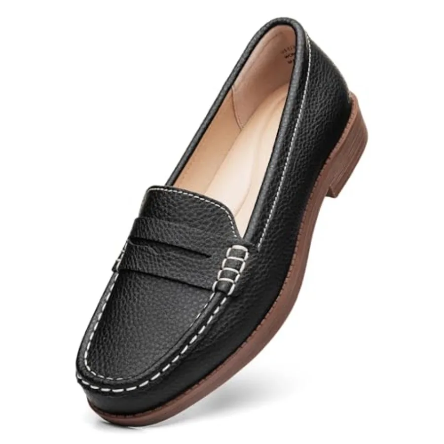 Women's Comfortable Leather Penny Loafers Slip On Business Casual Dress Shoes Lightweight Office Work Flats Everyday Walking Sh
Women's Comfortable Leather Penny Loafers Slip On Business Casual Dress Shoes Lightweight Office Work Flats Everyday Walking Sh