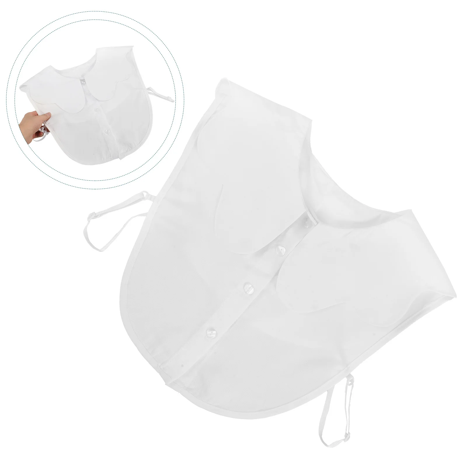 Chiffon Fake Collar For Women Detachable Wavy Round Neck White Layered Shirt Elegant Lightweight Breathable Dickey Collar
Chiffon Fake Collar For Women Detachable Wavy Round Neck White Layered Shirt Elegant Lightweight Breathable Dickey Collar