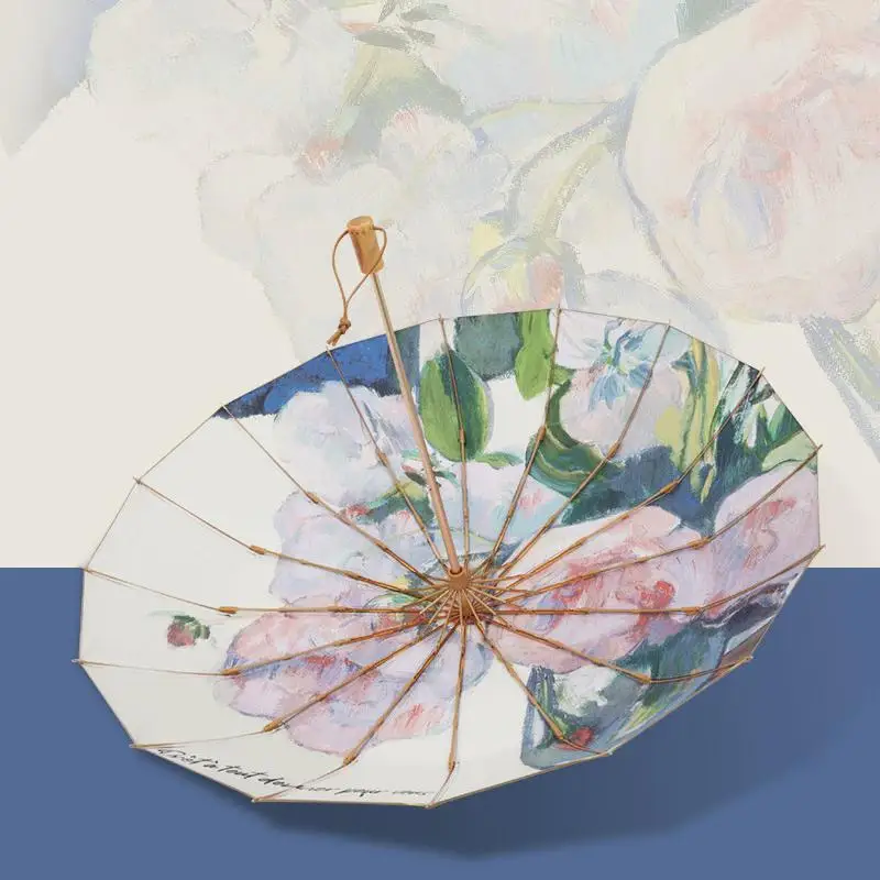 New Creative Titanium Hand Open Umbrella 6 Bones Wooden Handle Sunade Umbrella Retro Sle Rain And Sun Protection
New Creative Titanium Hand Open Umbrella 6 Bones Wooden Handle Sunade Umbrella Retro Sle Rain And Sun Protection