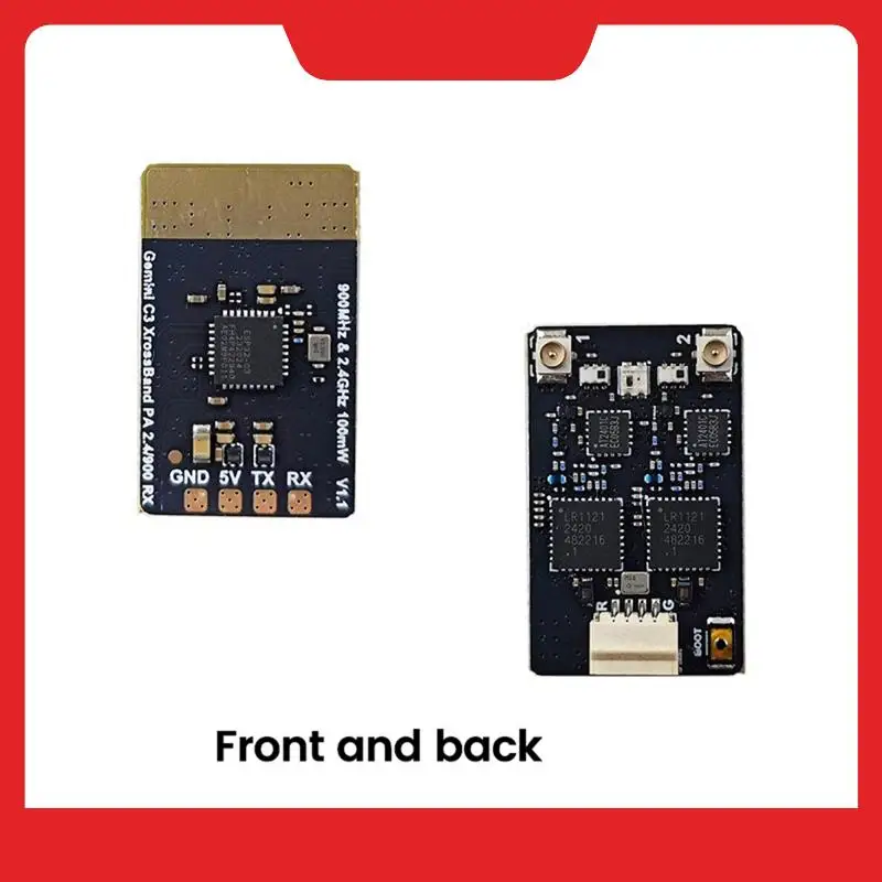 Gemini 2.4G/915Mhz Dual ELRS Diversity 100Mw Receiver -1 Connector For FPV RC Long Range Drone Quadcopter
Gemini 2.4G/915Mhz Dual ELRS Diversity 100Mw Receiver -1 Connector For FPV RC Long Range Drone Quadcopter