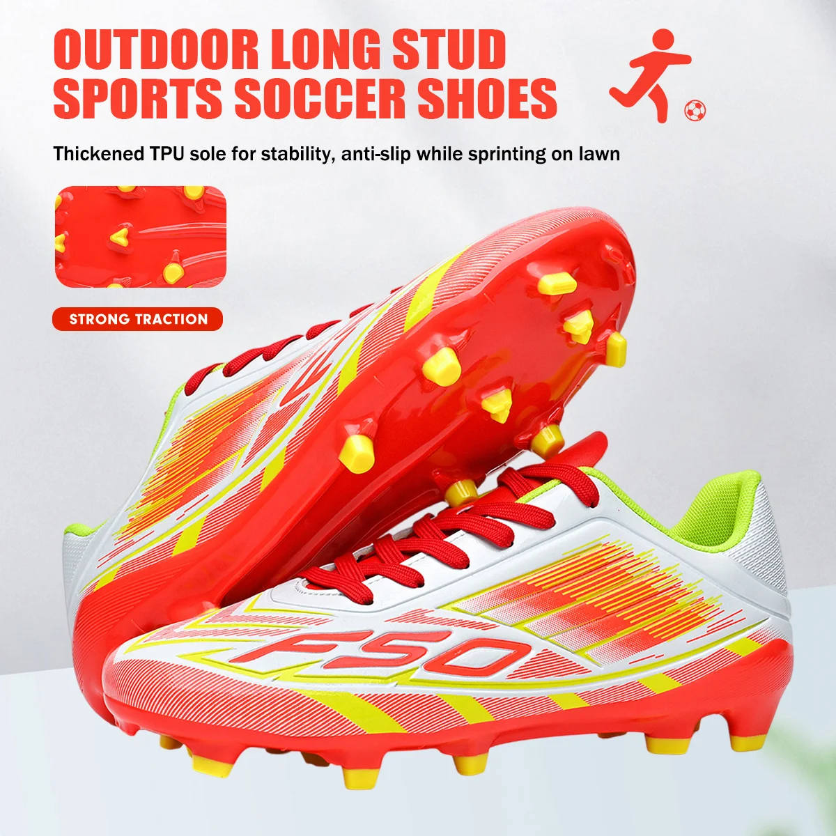 Men's AG/FG Professional Player Football Boots Outdoor Lawn Game Breathable Anti-Slip Cushioned Shoes
Men's AG/FG Professional Player Football Boots Outdoor Lawn Game Breathable Anti-Slip Cushioned Shoes