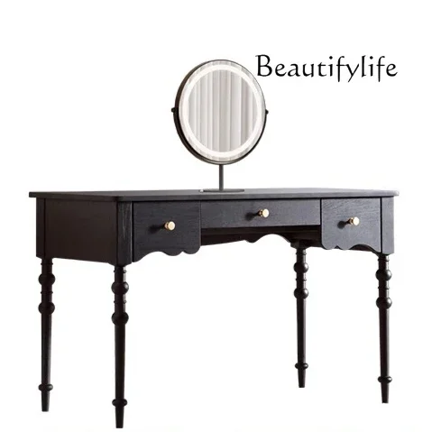 Wood art antique ash wood dresser retro style solid wood storage integrated makeup table
Wood art antique ash wood dresser retro style solid wood storage integrated makeup table