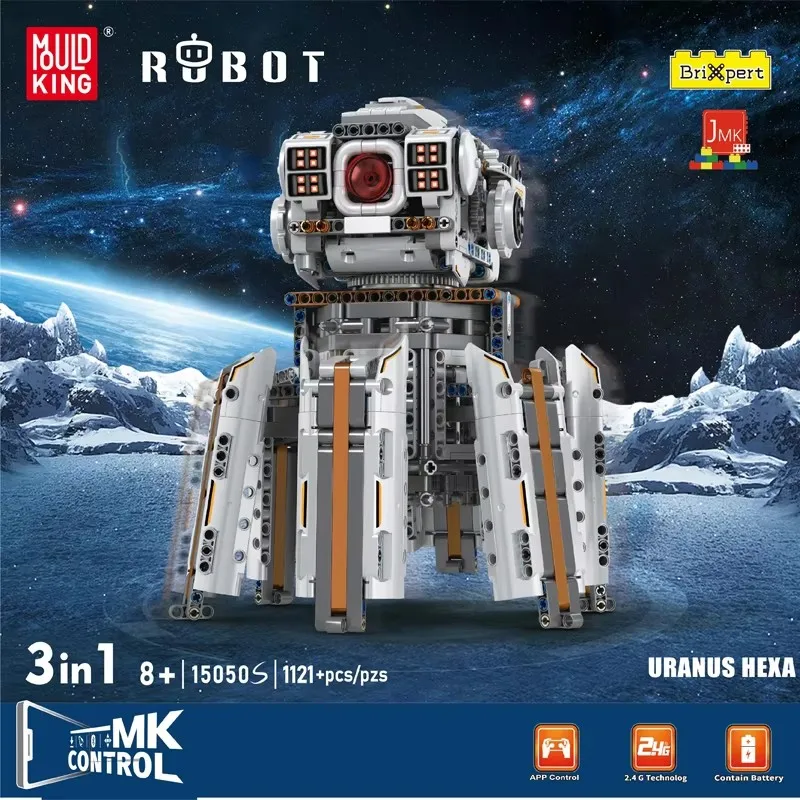 Технический конструктор-робот 3-в-1, 1121 деталь, трансформирующийся, с дистанционным управлением, для детей и взрослых
Технический конструктор-робот 3-в-1, 1121 деталь, трансформирующийся, с дистанционным управлением, для детей и взрослых