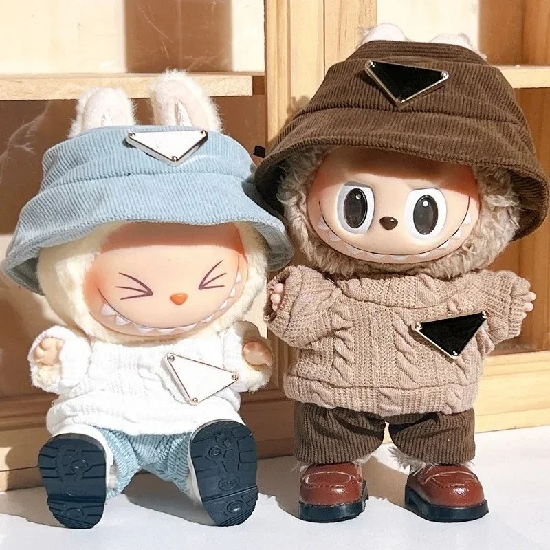 15/17cm for Labubu Outfit Only Labubu Clothes V1/V2 Hat Sweater Shorts set Clothing Accessories No Dolls Included Toys Gift
15/17cm for Labubu Outfit Only Labubu Clothes V1/V2 Hat Sweater Shorts set Clothing Accessories No Dolls Included Toys Gift