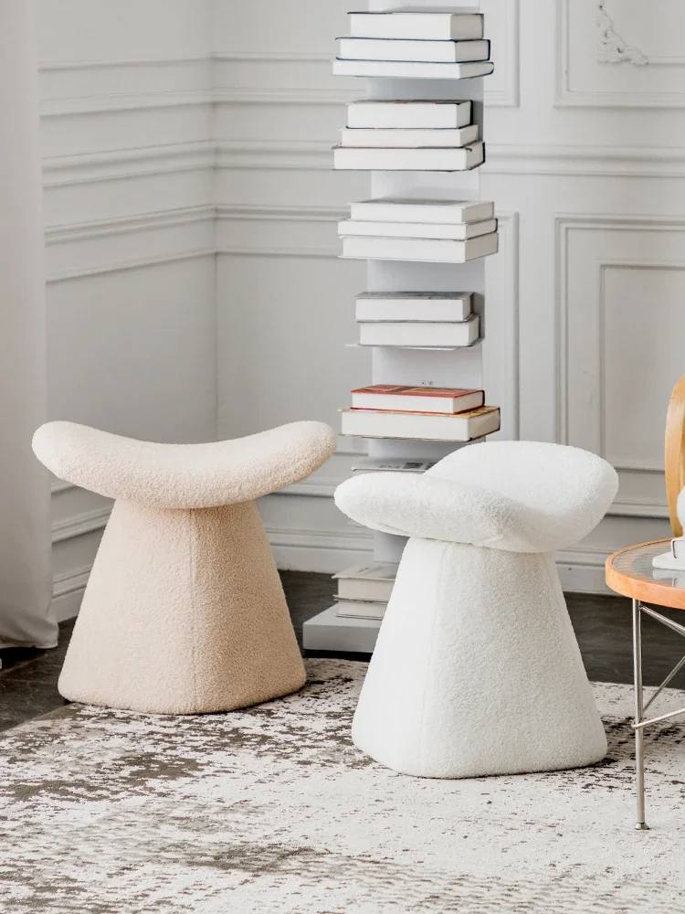 Nordic Lambswool Low Stool Bedroom Creative Cosmetic Chair Furniture
Nordic Lambswool Low Stool Bedroom Creative Cosmetic Chair Furniture