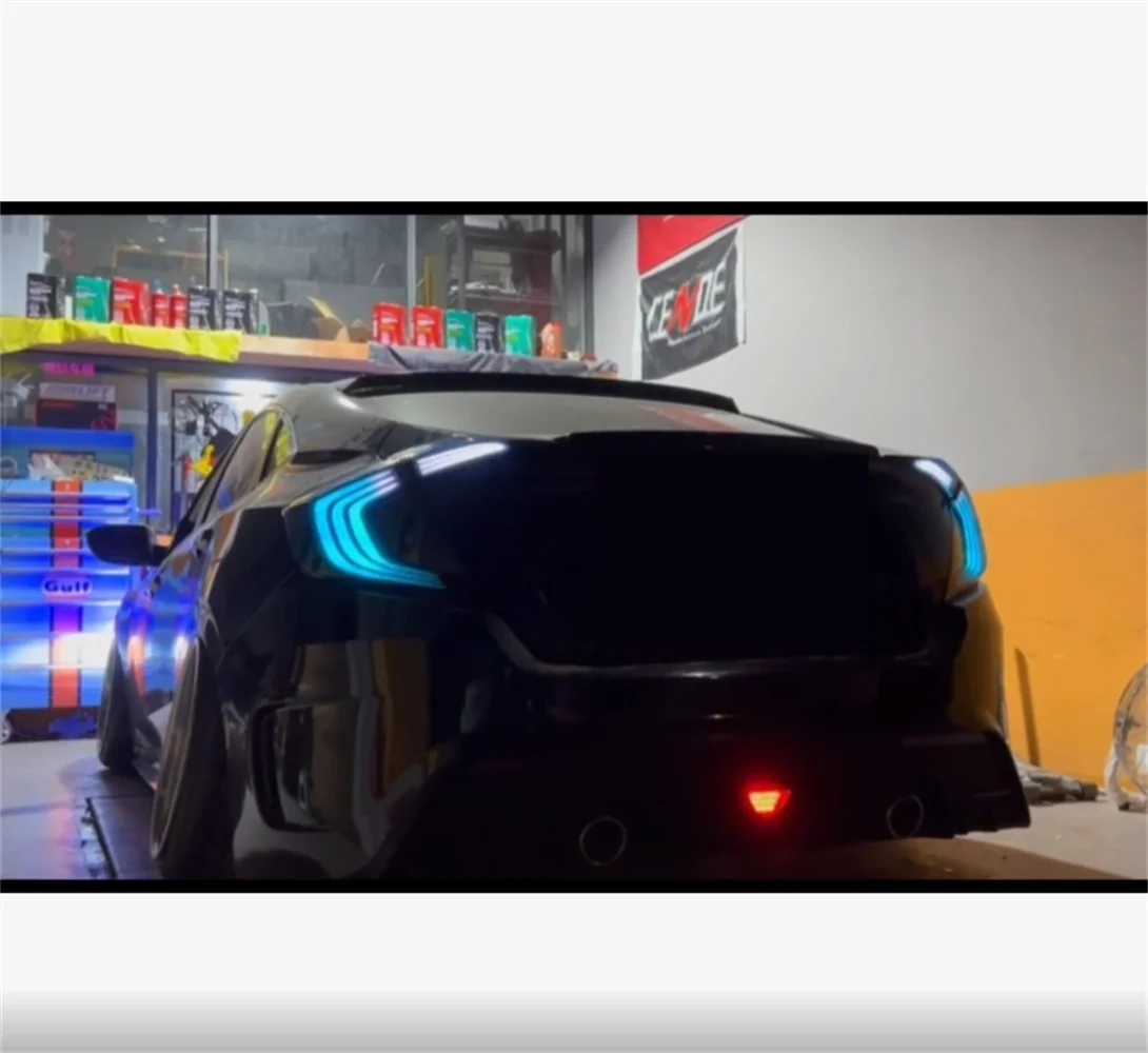 Автомобильный светодиодный модифицированный задний фонарь в сборе для Honda civic 10-й фары дальнего света, стоп-сигналы заднего хода, указатель поворота, 2 шт.
Автомобильный светодиодный модифицированный задний фонарь в сборе для Honda civic 10-й фары дальнего света, стоп-сигналы заднего хода, указатель поворота, 2 шт.