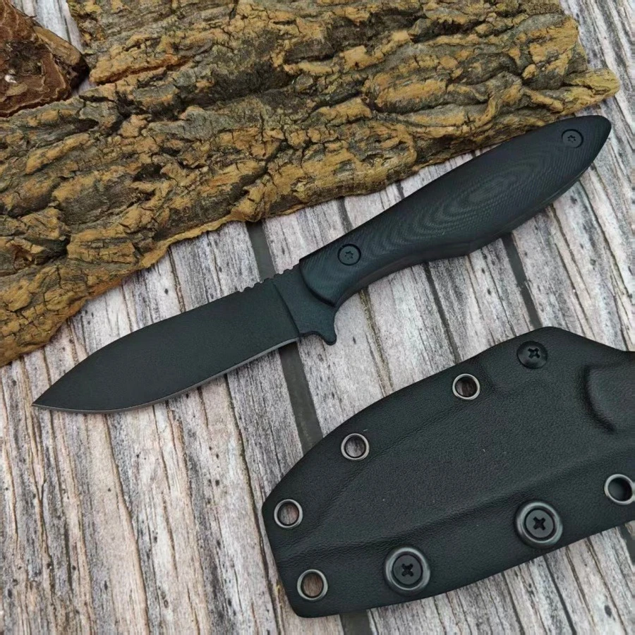 Легкий портативный нож с фиксированным клинком JACKSTONE-PVD, черная рукоять G10, для кемпинга, охоты в джунглях, EDC, с ножнами K-типа
Легкий портативный нож с фиксированным клинком JACKSTONE-PVD, черная рукоять G10, для кемпинга, охоты в джунглях, EDC, с ножнами K-типа