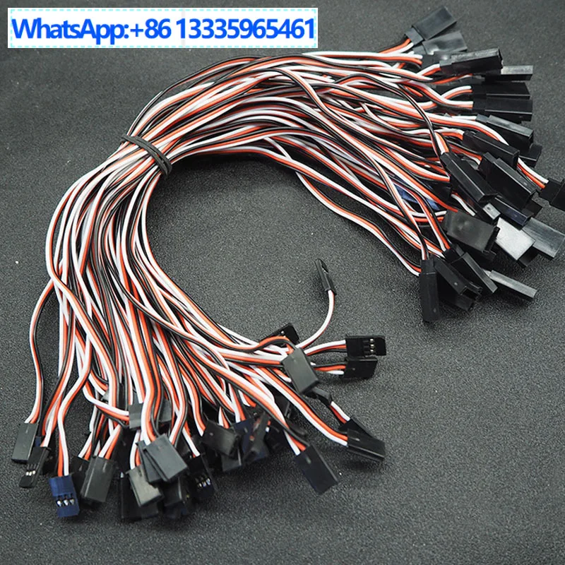50Pcs 30cm servo extension cable/FUTABA model cable JR male to female servo servo cable, white, red and black
50Pcs 30cm servo extension cable/FUTABA model cable JR male to female servo servo cable, white, red and black