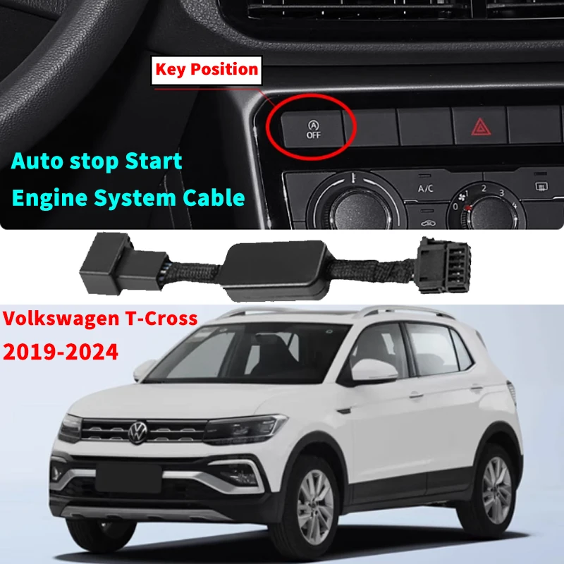 For VW Volkswagen T-Cross 2019-2024 Car Automatic Stop Start Engine System Off Device Control Sensor Plug Stop Cancel
For VW Volkswagen T-Cross 2019-2024 Car Automatic Stop Start Engine System Off Device Control Sensor Plug Stop Cancel