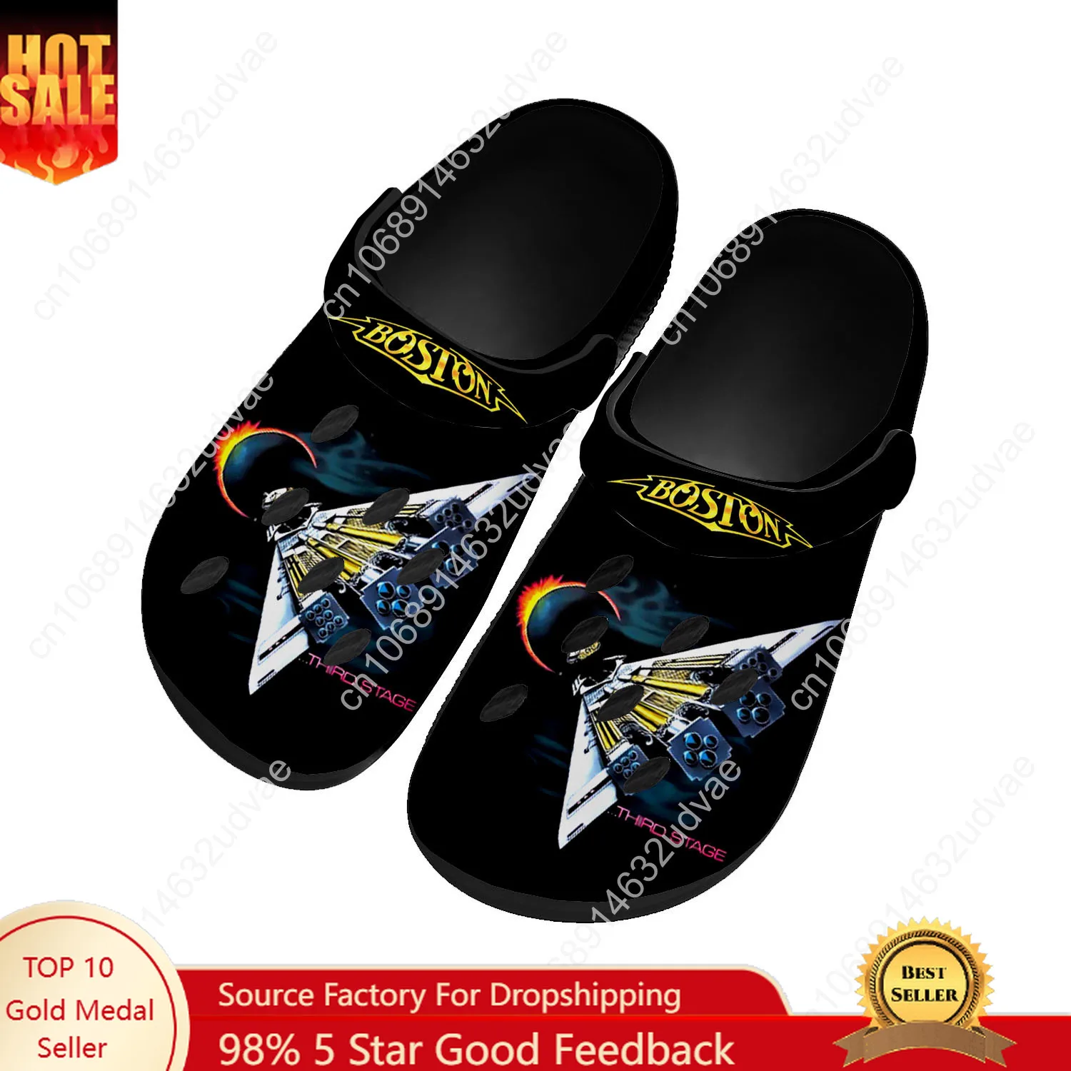 Boston Band Water Shoes Men Women Teenager Non-slip Fashion Home Garden Clogs Custom Sandals Beach Breathable Hole Slippers
Boston Band Water Shoes Men Women Teenager Non-slip Fashion Home Garden Clogs Custom Sandals Beach Breathable Hole Slippers