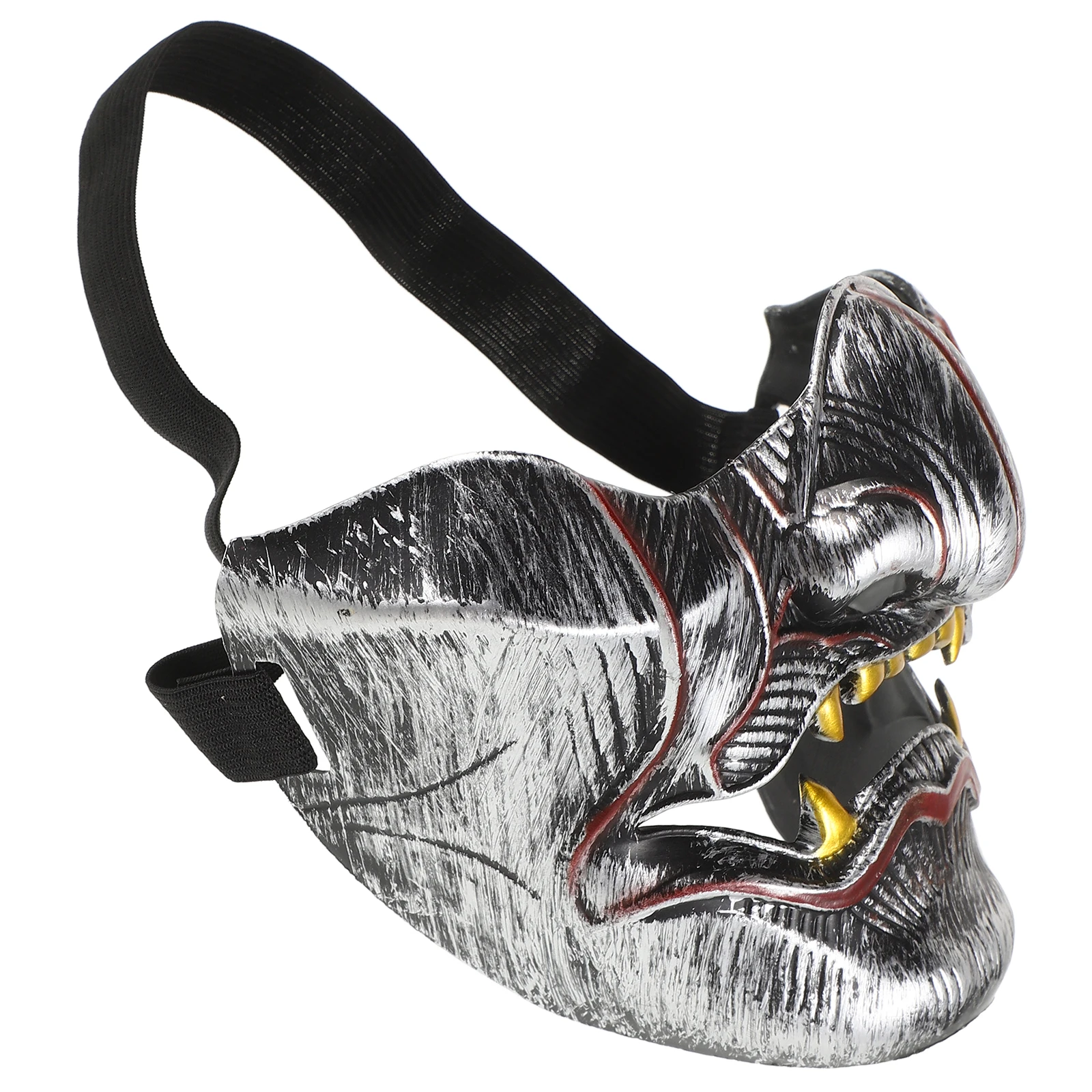 Mysterious Demon Samurai Prajna Half Cosplay Halloween Costume Ghost Masquerade Ball Durable Plastic Face Cover For Party
Mysterious Demon Samurai Prajna Half Cosplay Halloween Costume Ghost Masquerade Ball Durable Plastic Face Cover For Party