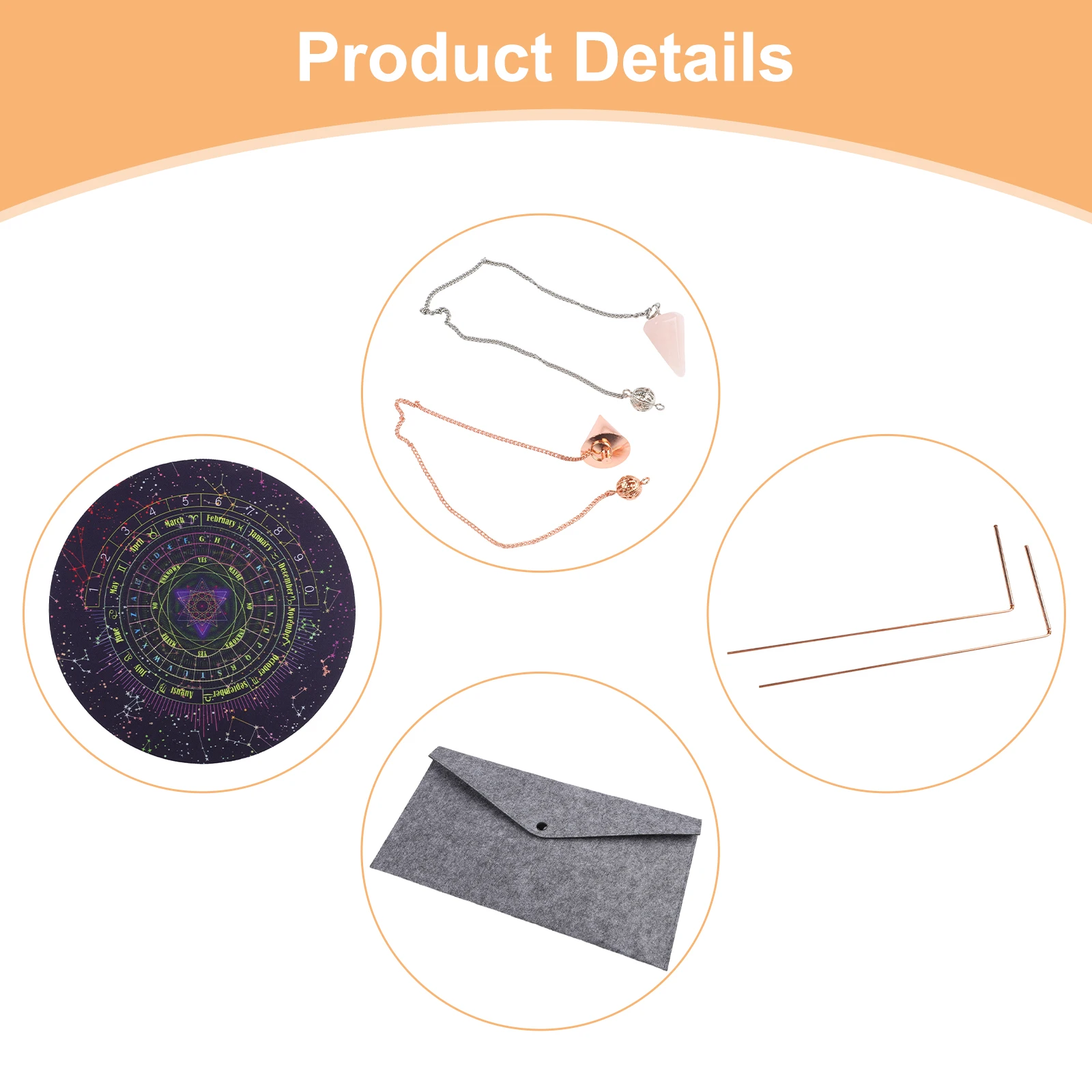 99 9 Copper Dowsing Rod Kit with Telescopic Probes Pendulums and Carpet for Psychic Divination Water Mineral and Energy Therapy
99 9 Copper Dowsing Rod Kit with Telescopic Probes Pendulums and Carpet for Psychic Divination Water Mineral and Energy Therapy