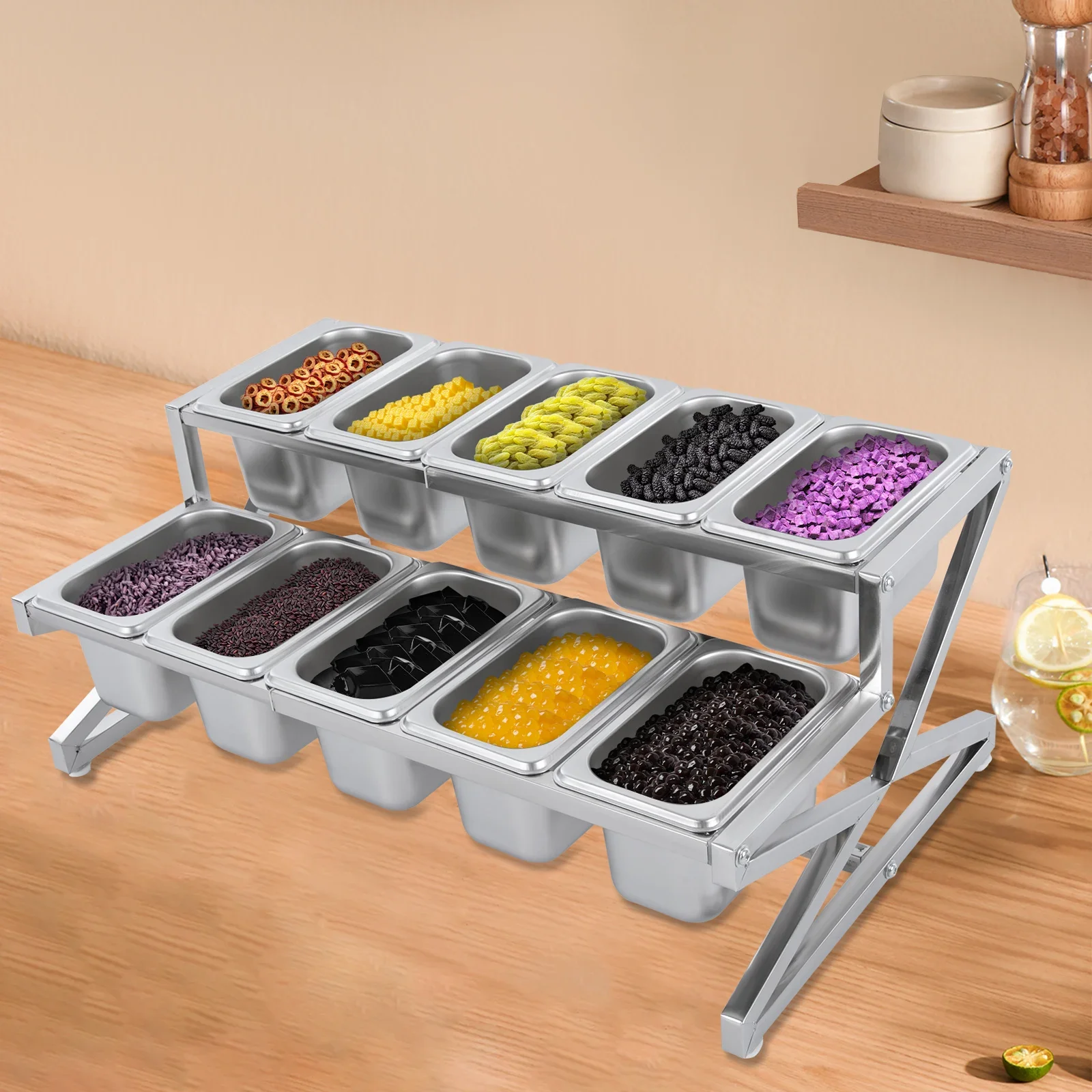 Expandable Spice Rack, Stainless Steel Organizer Shelf, Stainless Steel Spice Rack
Expandable Spice Rack, Stainless Steel Organizer Shelf, Stainless Steel Spice Rack