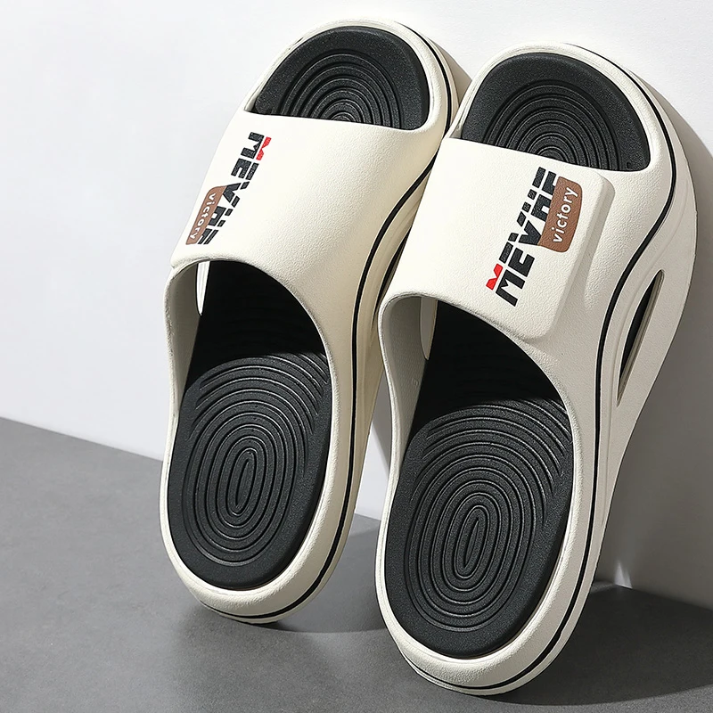 BASATU Summer Men's Slippers Outdoor Sports Fashion Thick Bottom Shoes EVA Soft Sole Non-slip Indoor Couple Bathroom Slippers
BASATU Summer Men's Slippers Outdoor Sports Fashion Thick Bottom Shoes EVA Soft Sole Non-slip Indoor Couple Bathroom Slippers