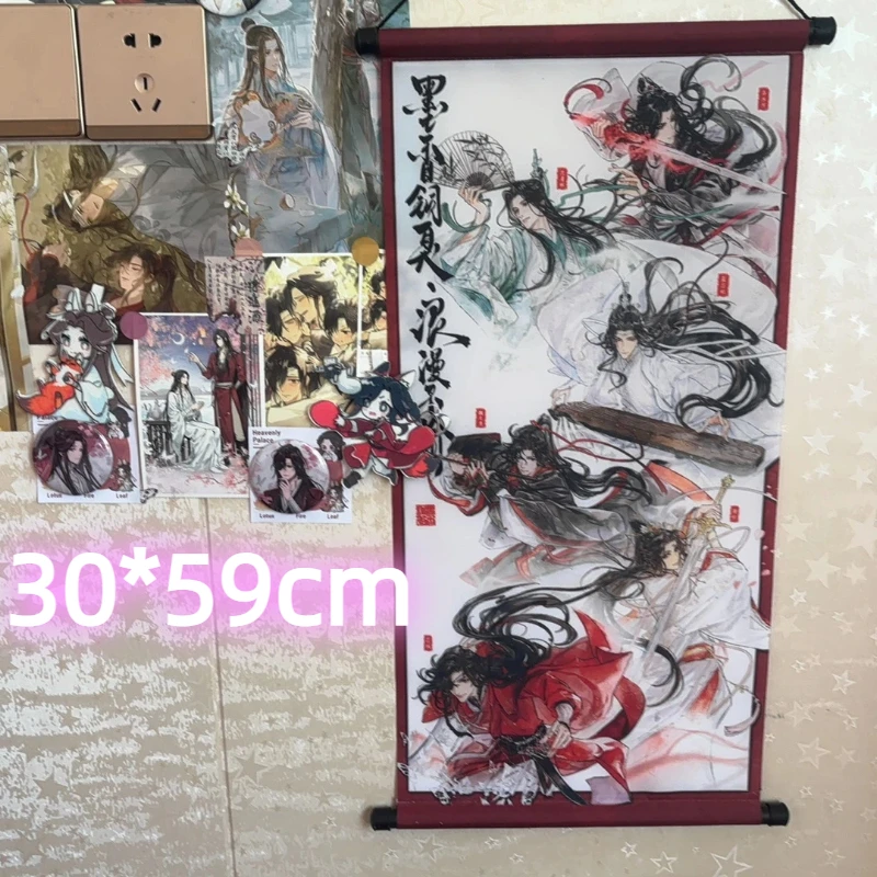 Heaven Official's Blessing Tian Guan Ci Fu Scroll Hanging Painting Vintage Ink Wall Art Decor Living Room Bedroom Ornament Gifts
Heaven Official's Blessing Tian Guan Ci Fu Scroll Hanging Painting Vintage Ink Wall Art Decor Living Room Bedroom Ornament Gifts