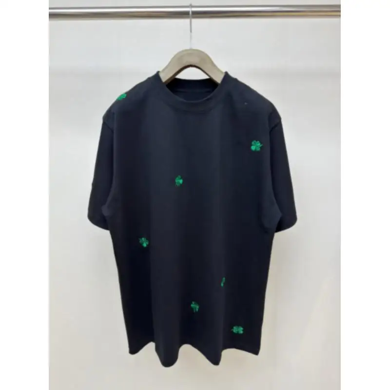 All-match Cotton T-shirt 2026 Summer New Fashion All-in-one Four-leaf Clover Embroidery Loose Round Neck Short Sleeve Men's And
All-match Cotton T-shirt 2026 Summer New Fashion All-in-one Four-leaf Clover Embroidery Loose Round Neck Short Sleeve Men's And