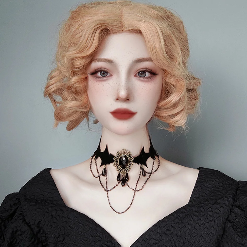 Necklace Accessories Choker Halloween Necklaces for Costume Women Double Sided Ribbon
Necklace Accessories Choker Halloween Necklaces for Costume Women Double Sided Ribbon
