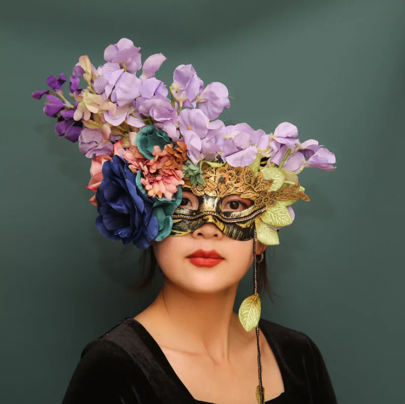 Venice Forest Flower Mask Creative Mask Masking Singing Party Dance Halloween Carnival Mask Mask Mask
Venice Forest Flower Mask Creative Mask Masking Singing Party Dance Halloween Carnival Mask Mask Mask