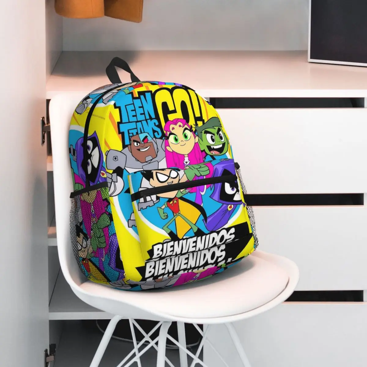 Teen Titans Go Студенческий рюкзак Школьная сумка Походный дорожный рюкзак для мальчиков и девочек Модная сумка для книг Сумки на плечо
Teen Titans Go Студенческий рюкзак Школьная сумка Походный дорожный рюкзак для мальчиков и девочек Модная сумка для книг Сумки на плечо