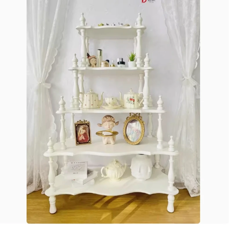Country retro distressed carved five-layer shelf, flower shelf, dessert, clothes, shoes, shelf
Country retro distressed carved five-layer shelf, flower shelf, dessert, clothes, shoes, shelf