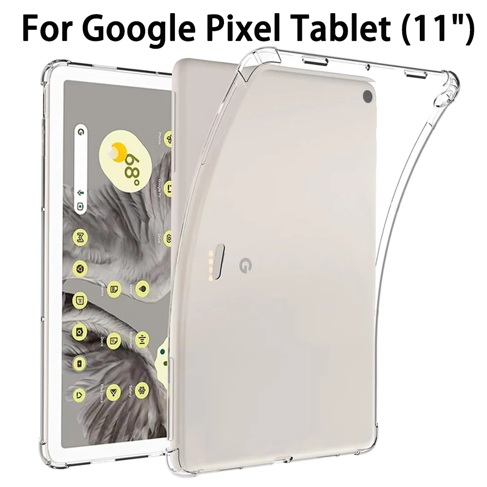 Clear Case for Google Pixel Tablet (11") Ultra Transparent Soft TPU Protective Cover Lightweight Flexible Silicone Shockproof
Clear Case for Google Pixel Tablet (11") Ultra Transparent Soft TPU Protective Cover Lightweight Flexible Silicone Shockproof