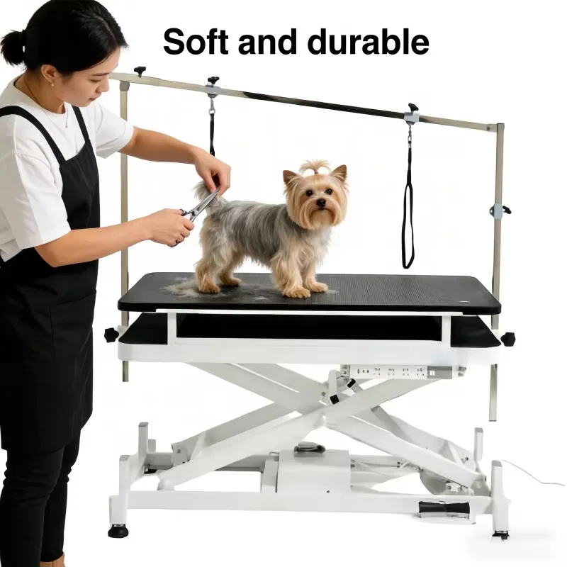 New Arrival Electric Lift Dog Grooming Table with Under-Table Storage Space for Pet Grooming Salon
New Arrival Electric Lift Dog Grooming Table with Under-Table Storage Space for Pet Grooming Salon