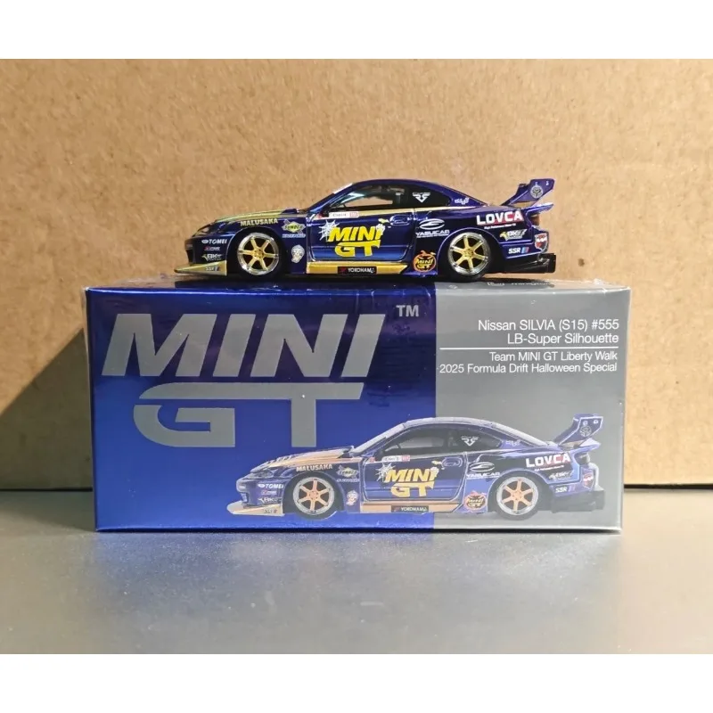 MINI GT 1:64 #1185 Nissan LB-Super Silhouette S15 SILVIA Alloy Die Casting Car Model Collection Gift June New Product
MINI GT 1:64 #1185 Nissan LB-Super Silhouette S15 SILVIA Alloy Die Casting Car Model Collection Gift June New Product