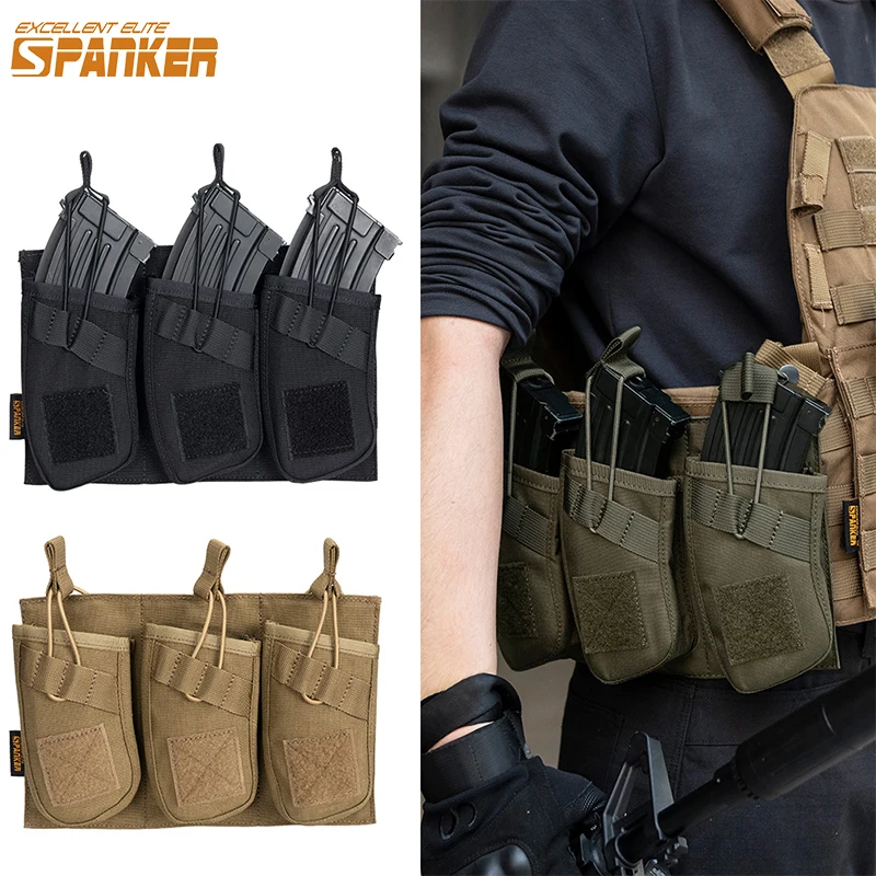 Tactical AK M4 Triple Magazine Pouch Open Top Magazine Pouch Wargame Paintball Shooting Dump Pouches
Tactical AK M4 Triple Magazine Pouch Open Top Magazine Pouch Wargame Paintball Shooting Dump Pouches