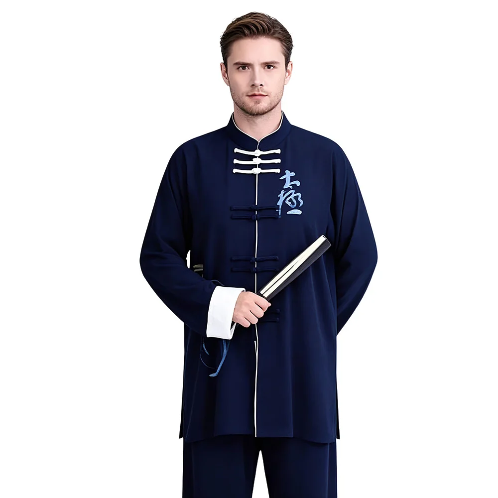 Unisex Tai Chi Suit Embroidered Traditional Chinese Kung Fu Uniform for Martial Arts Training & Performance
Unisex Tai Chi Suit Embroidered Traditional Chinese Kung Fu Uniform for Martial Arts Training & Performance