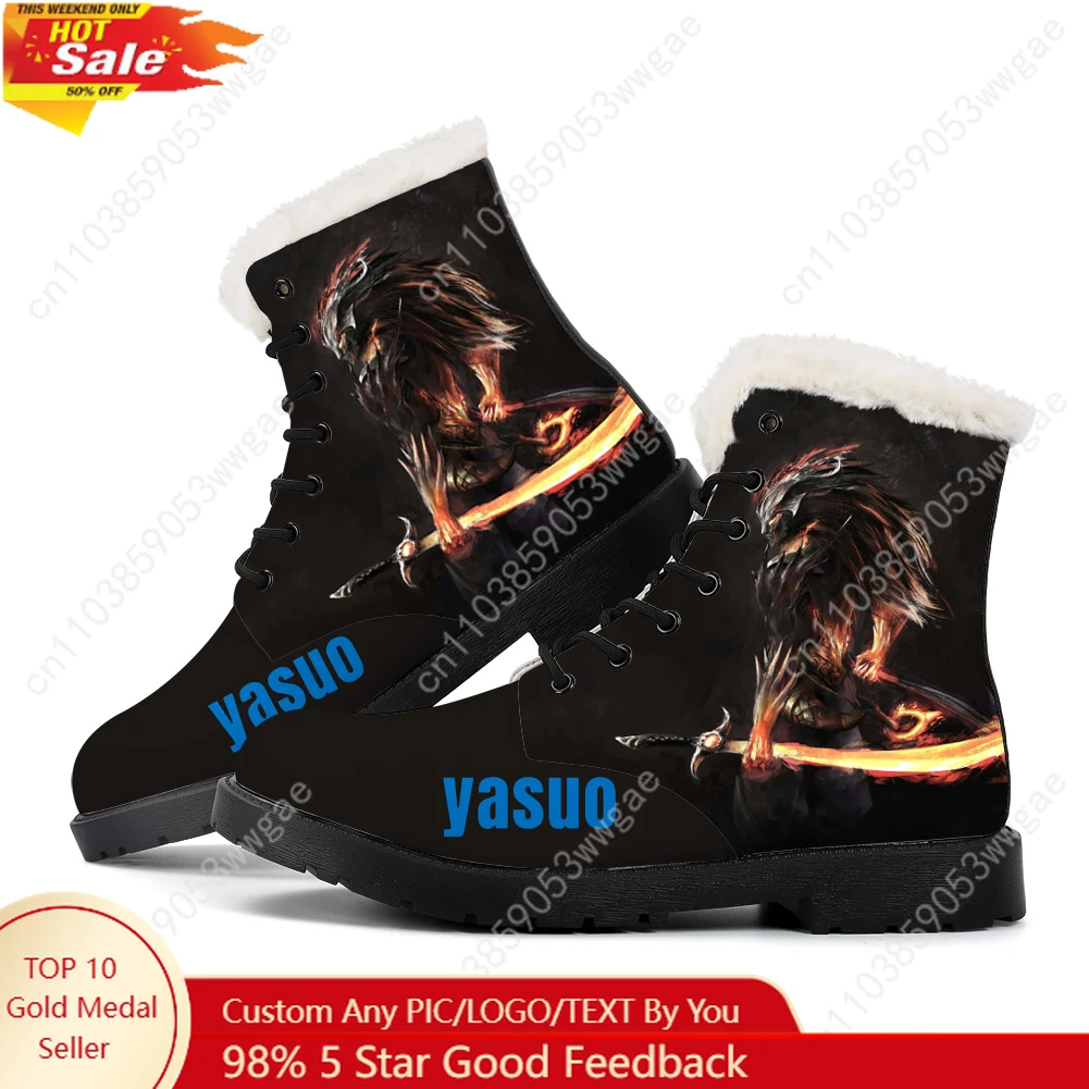 Yasuo Plush Boots Man Women Teenager Casual Shoes Outdoor Keep Warm Leather Boot Couple High Quality Durable Tailor-made Shoe
Yasuo Plush Boots Man Women Teenager Casual Shoes Outdoor Keep Warm Leather Boot Couple High Quality Durable Tailor-made Shoe