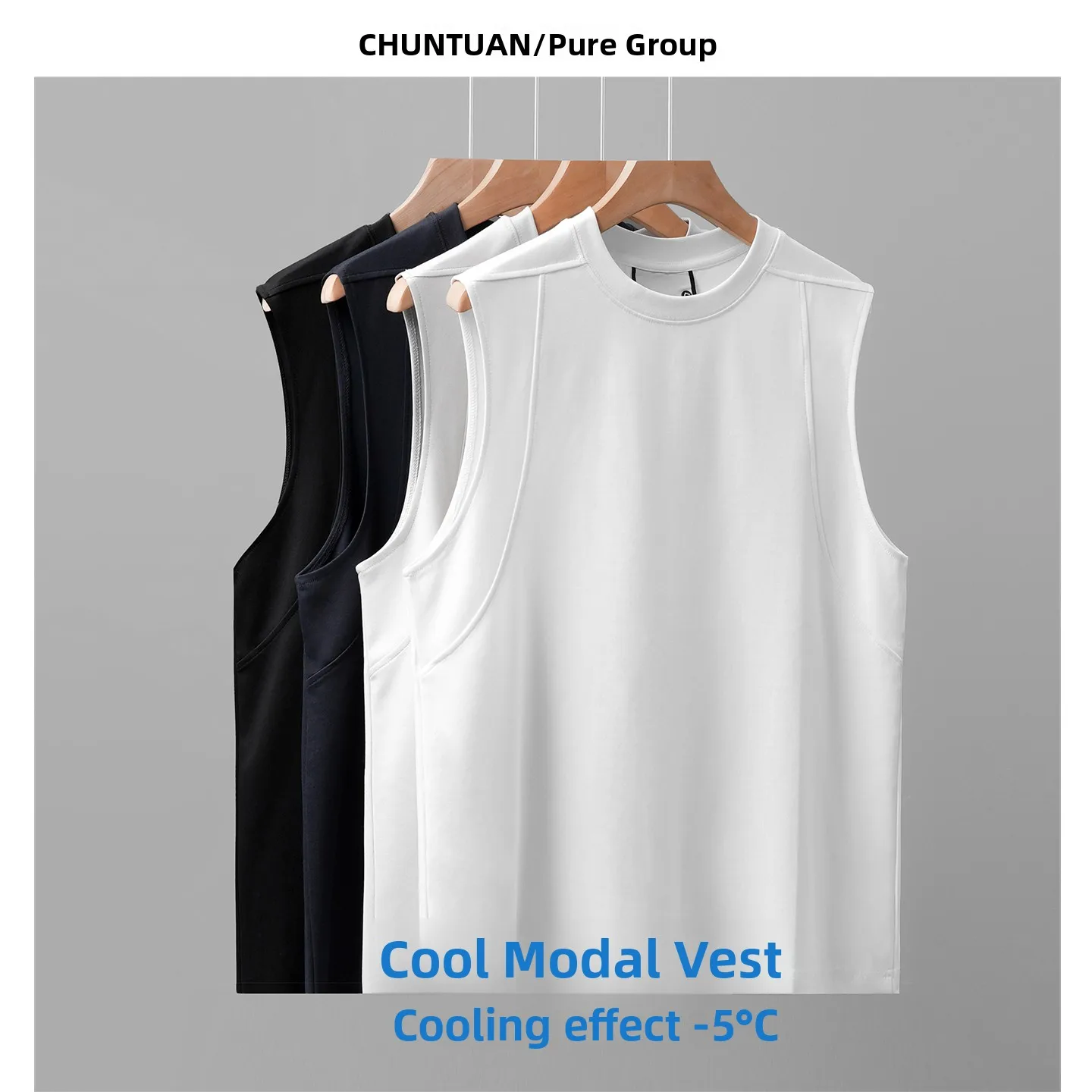 Cooling Modal Ice Silk Svel Fitn Vest Men's Loose American Sle Summer Spor Tank Top Breathable Inner Wear T-irt
Cooling Modal Ice Silk Svel Fitn Vest Men's Loose American Sle Summer Spor Tank Top Breathable Inner Wear T-irt