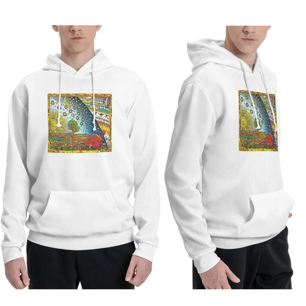 Цветные толстовки с гравировкой Flammarion, мужские и женские повседневные пуловеры, модные толстовки с капюшоном и длинными рукавами, осень-зима
Цветные толстовки с гравировкой Flammarion, мужские и женские повседневные пуловеры, модные толстовки с капюшоном и длинными рукавами, осень-зима