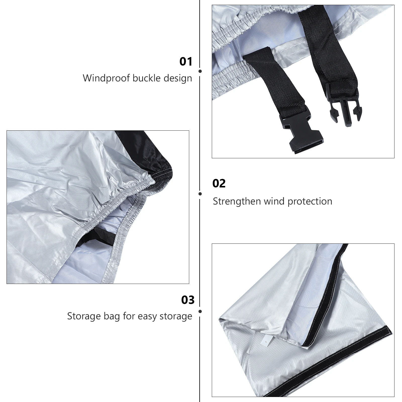 210d Polyester Waterproof Bike Case Cycle Cover Against Sun Rain Wind Dust Dirt Hail for All
210d Polyester Waterproof Bike Case Cycle Cover Against Sun Rain Wind Dust Dirt Hail for All