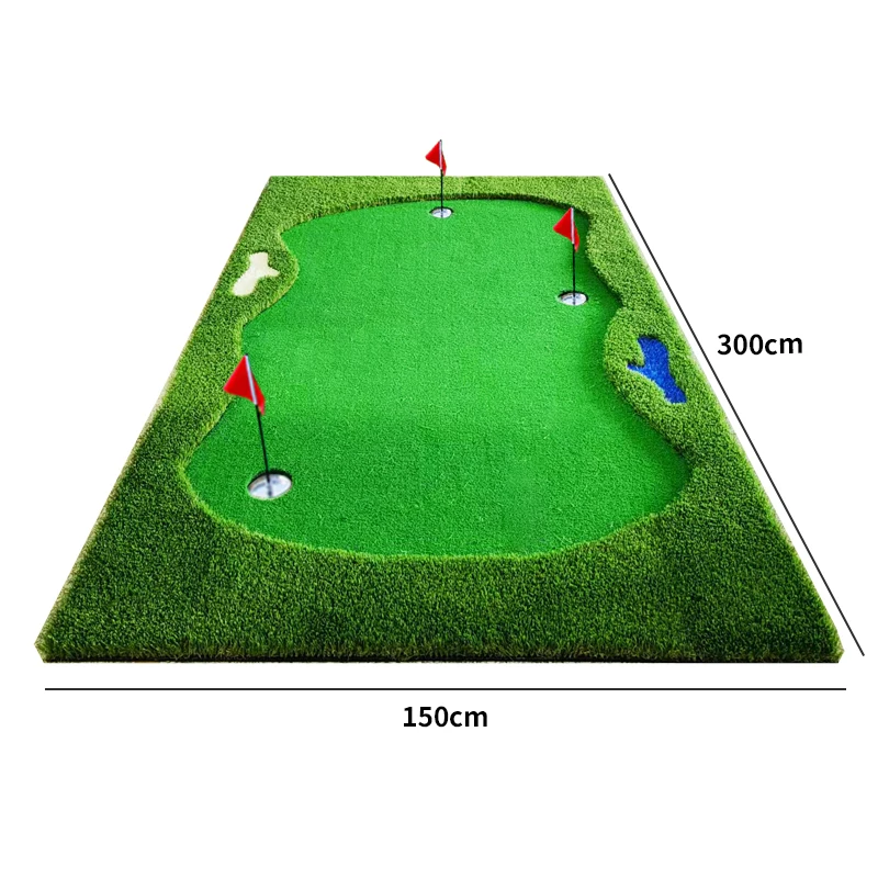 True to Life Golf Simulation Putting Green Mat Long-Challenging Putter for Indoor/Outdoor Hitting Indoor/Outdoor Use
True to Life Golf Simulation Putting Green Mat Long-Challenging Putter for Indoor/Outdoor Hitting Indoor/Outdoor Use