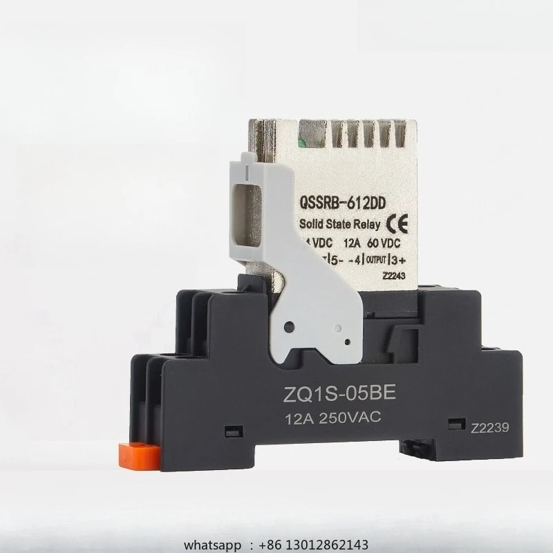 QSSRB-612DD Твердотельное реле рельсового типа, управление постоянным током 24 В
QSSRB-612DD Твердотельное реле рельсового типа, управление постоянным током 24 В